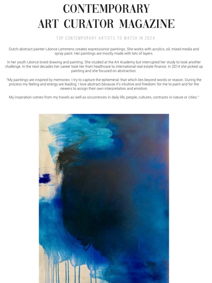 Top Contemporary Artists to Watch in 2024 Léonce Lemmens