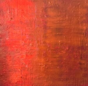 BLAZING SILENCE | 100 x100 cm